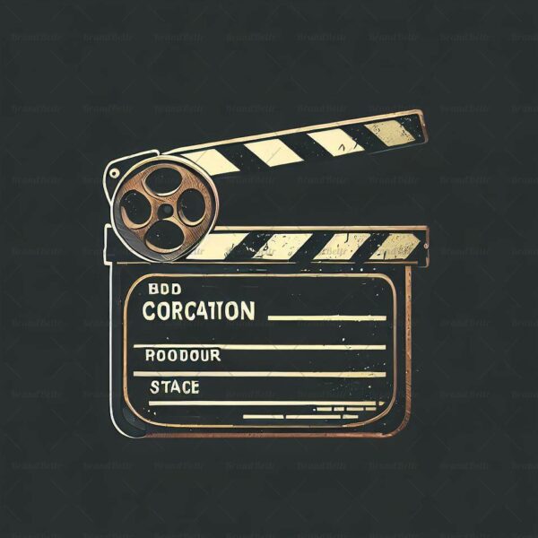 Klappern von Filmklappen im Vintage